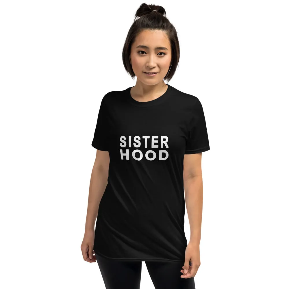 THE ESSENTIAL BOYFRIEND TEE BLACK SISTER HOOD