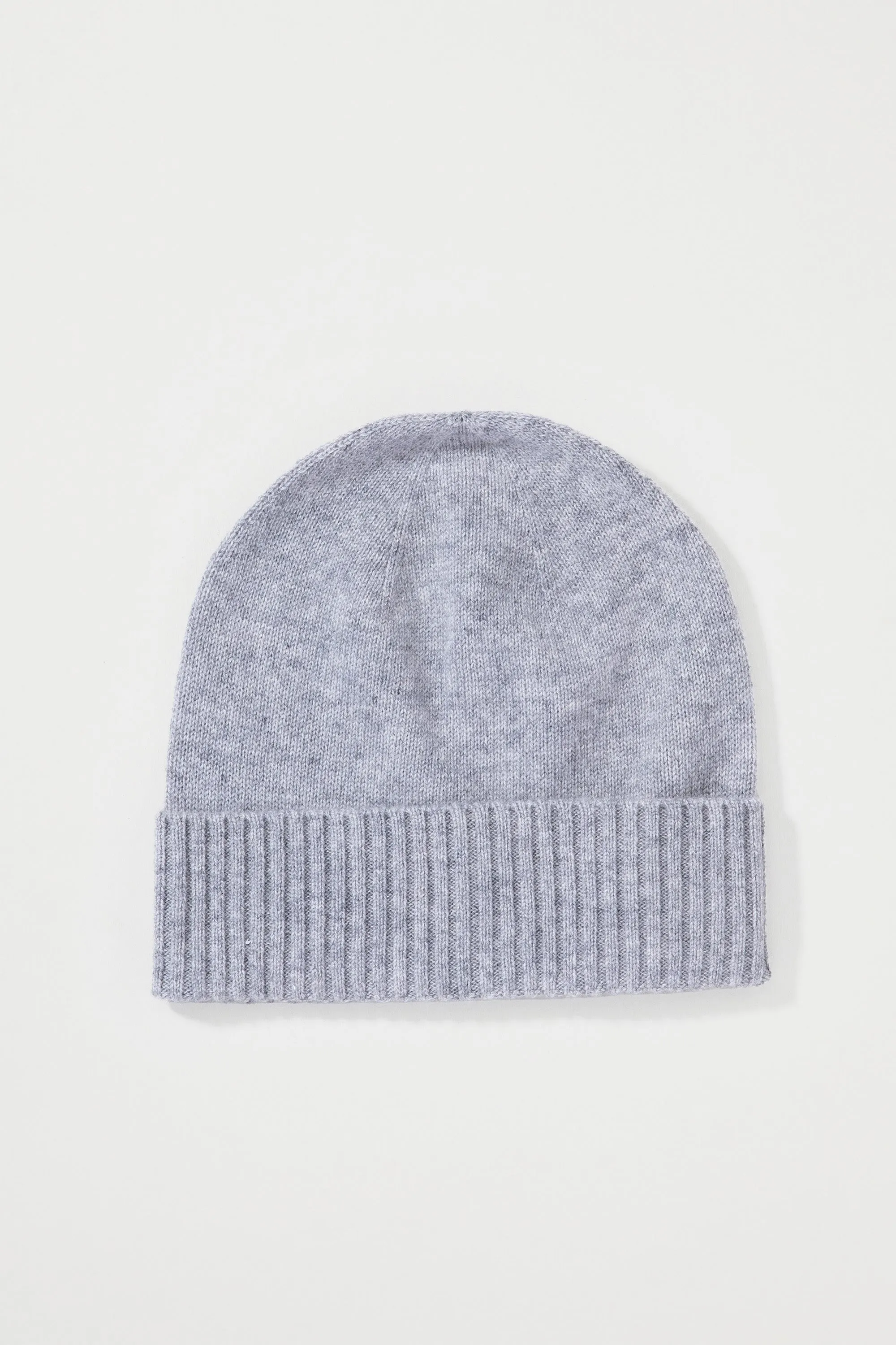 Unisex Plain Beanie Hat - Oyster Grey