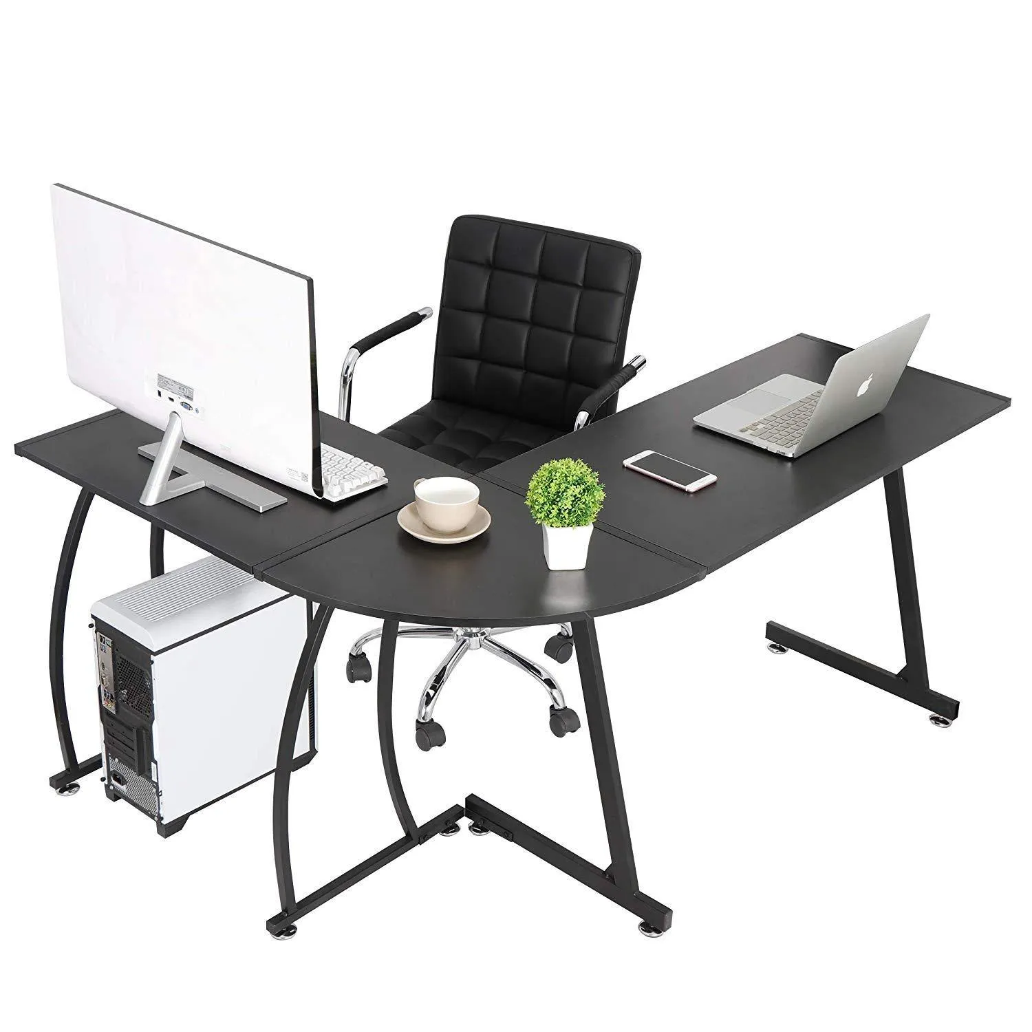 ZENY™ L-Shaped Computer Desk,Corner Desk,Gaming Desk,Reversible Home Office PC Workstation,Study Writing Table