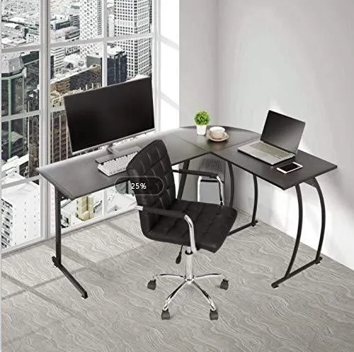 ZENY™ L-Shaped Computer Desk,Corner Desk,Gaming Desk,Reversible Home Office PC Workstation,Study Writing Table